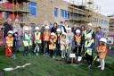 The topping out ceremony took place earlier this month