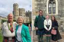Katie Roy and Alister Kerr from the Kilwinning Scouts both attended the event at Windsor Castle.