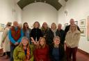 The Open Studios team at the launch of the exhibition in Ayr