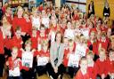 Pennyburn Primary pupils raised cash for Lepra in 2003