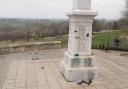 Dog mess was thrown at the Dreghorn memorial