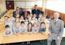 Woodlands Primary pupils visited North Ayrshire Council HQ in 2004