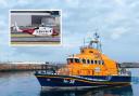 The Troon (pictured) and Arran lifeboats and coastguard helicopters from Inverness and Stornoway all attended the alert