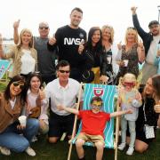 Six-year-old Dawson Lundy now has his very own deckchair on Ardrossan's south beach