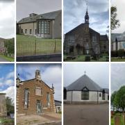 Some of the numerous church buildings in Irvine and Stewarton may be earmarked for a future closure