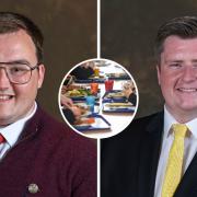Cllr Nairn McDonald (left) and Cllr Shaun Macaulay (right) had opposing views on the holiday meal voucher programme spending.