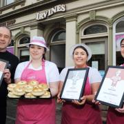 Irvine's Bakers won an impressive three awards at the ceremony