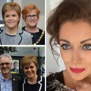 Nicola Sturgeon's parents Robin (bottom left) and Joan (top left) have been targeted by trolls in their own home according to her sister Gillian (right).