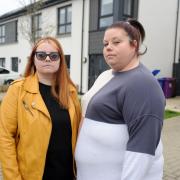 Louise McLeod (left) and Katie Lawrence (right) have said their homes are plagued by mould, dodgy infrastructure, and other issues Image: Charlie Gilmour