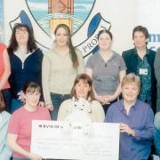 James Watt College students in Kilwinning raised cash for  Yorkhill