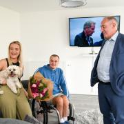 Louis Clegg and his partner Elise were delighted to be able to move into their new home - along with their Lhasa Apso, named Mali.
