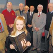 Annick Primary pupil Rachel Miller was a very special guest of Irvine Burns Club