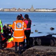 The rescue team carried out a beach exercise in Saltcoats back in 2018