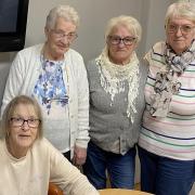Pictured (from left) are Jane, Mary, Ina and Jenny from the Recycled Juveniles group in Kilwinning.