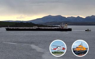 The Greek-registered oil tanker Apache collided with the fishing vessel Serinah between Ardrossan and Arran on April 25