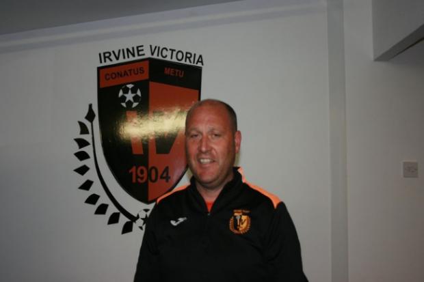 Irvine Victoria boss Brian McLuckie.
