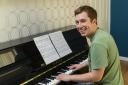 Ryan Johnstone, member of the Irvine and Dreghorn Brass Band bought a piano thanks to ILF Scotland.