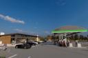An artist's impression of what the planned service station may look like