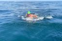 Rob Woodhouse had great conditions for his channel swim.