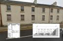The development is proposed for 36 Bank Street, main pic, and plans for the property have now been detailed, inset.