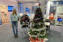 Irvine Library was grateful for the donation of Christmas jumpers from charity Random Acts of Kindness