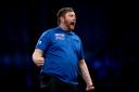 Cameron Menzies during his first round match against Diogo Portela at the PDC World Championship