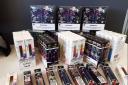 The 'vapes' which were seized following a police and North Ayrshire Trading Standards visit to a store in Irvine.