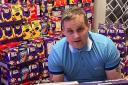 Michael has been collecting Easter eggs for charity since 2012