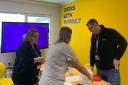 Merck employees train at their practical Learning Academy