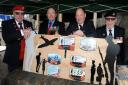 Veterans day at the Scottish Maritime Museum with Jim Donohue, Tom Doherty MBE, Alec Wroe and Rab Carruthers