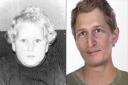 Sandy Davidson when he first went missing (left) and (right) what he may look like now.