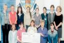 James Watt College students in Kilwinning raised cash for  Yorkhill