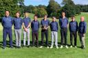 The victorious Irvine Golf Club team.