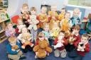 Broomlands Primary Nursery pupils enjoy a teddy bear's picnic in 2003