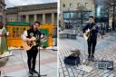 Spencer Shek is loving life busking in Dundee while he attends university there.