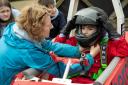 Last-minute adjustments for a Colgrain Primary racer