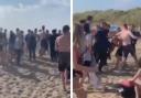 Previous incidents captured at Irvine beach which left a boy, 14, injured