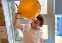 Dreghorn pupils enjoy learning about static electricity in science using balloons
