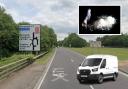 He admitted driving a Transit van on the A71 with 'cocaine' still in his system.