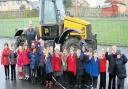 Corsehill Primary pupils learned all about tractors in may 2014