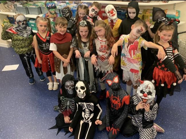 Youngster’s at St Luke’s Priary celebrated spooky in style with a spooky selection of costumes ahead of Hallowe’en.