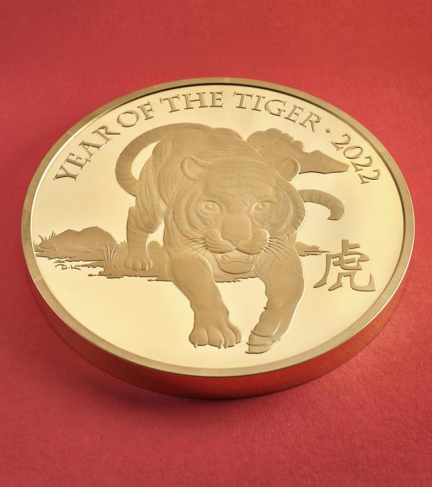 Irvine Times: This gold coin weighs 8kg (Royal Mint/PA)