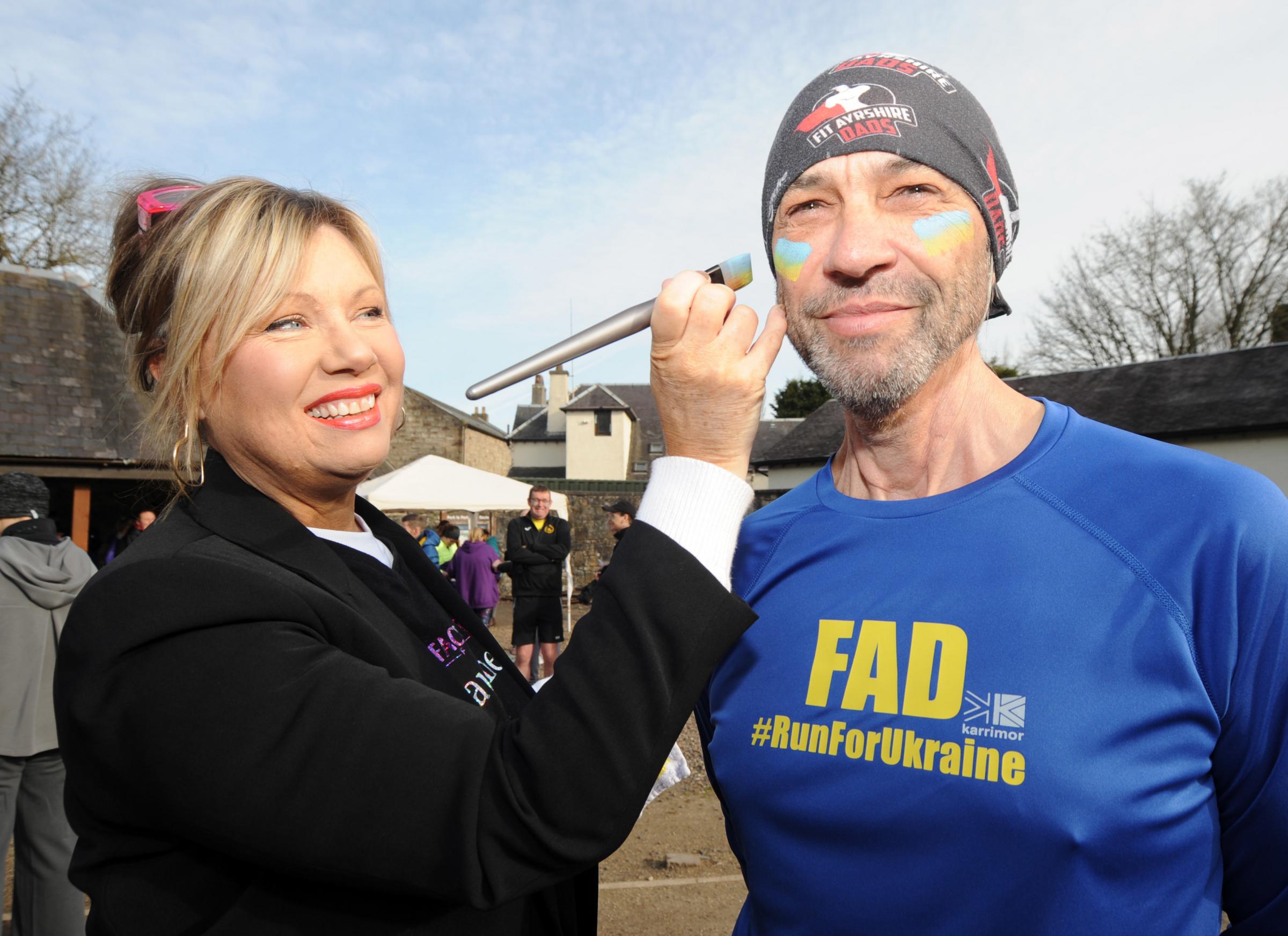 Fit Ayrshire Dads run for Ukraine