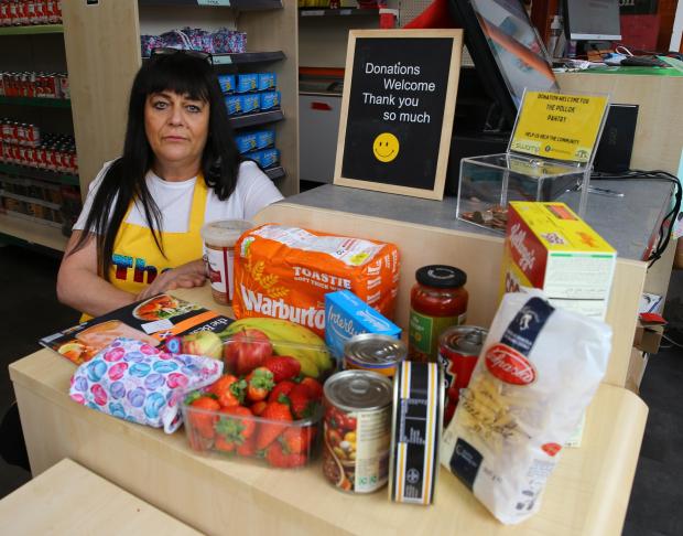 Irvine Times: Tracy pictured with what members can get for £2.50