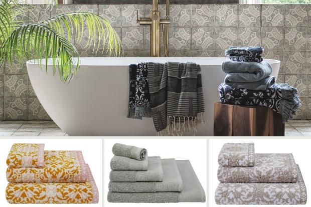Irvine Times: M&S towels in new Fired Earth homeware collection. Credit:M&S