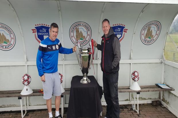 Not a trophy many can say they have had their hands on! Pic Credit: Kilwinning Community Sports Club