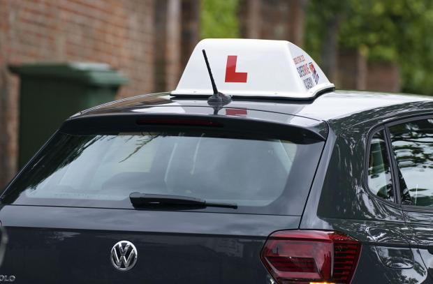 Irvine Times: A learner driver car. Credit: PA
