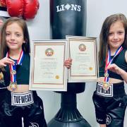 Irvine boxing twins secure kids world records aged seven