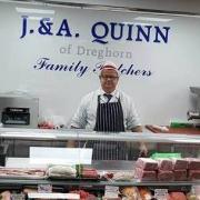 The butcher is situation on Dreghorn’s Main Street