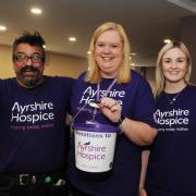 Irvine friends of Ayrshire Hospice have organised a number of events over the years.